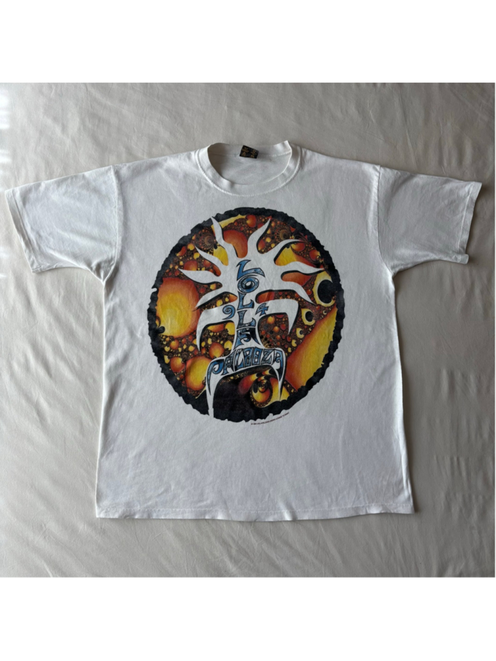 Vintage 1994 Lollapalooza Tour T Shirt XL Original Concert Tee Touch of Gold